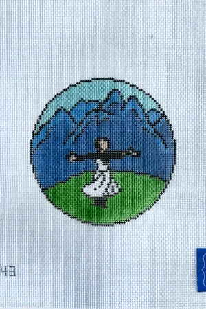 One Day Deal Woman on Mountain Round