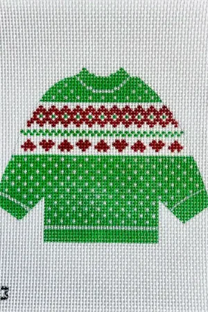 Green and Red Hearts Pullover Buy Online