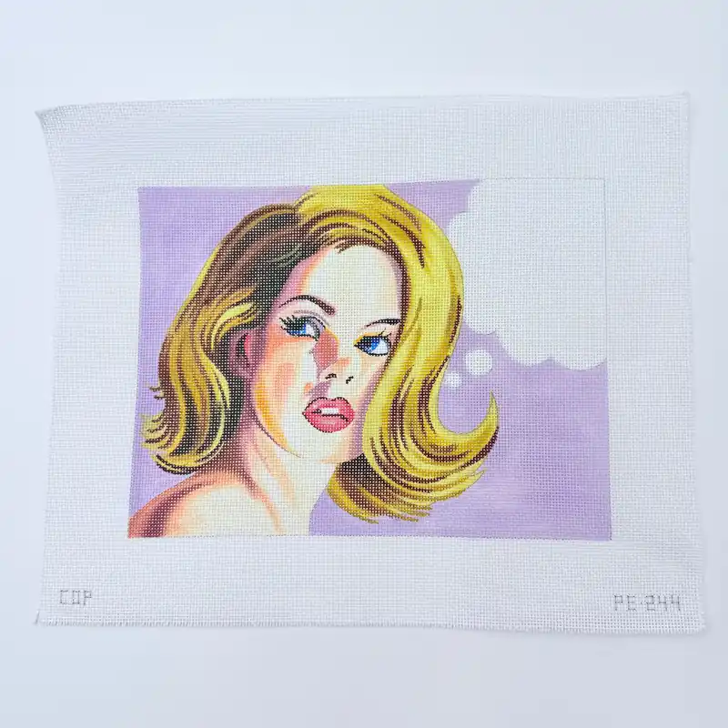 Blonde on Lavender Canvas Holiday Sale