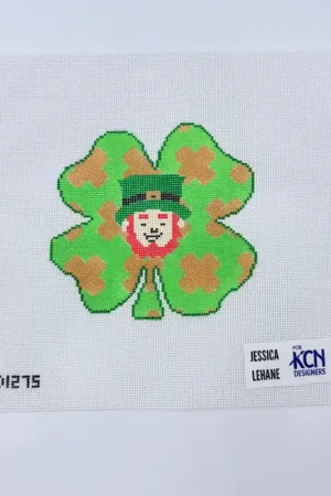 Order Now Shamrock and Leprechaun Ornament