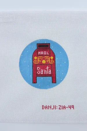 Shop Now Santa Mailbox Ornament Canvas