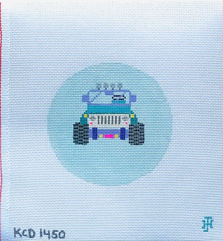 Don’t Miss Out Blue Kids Jeep Ornament