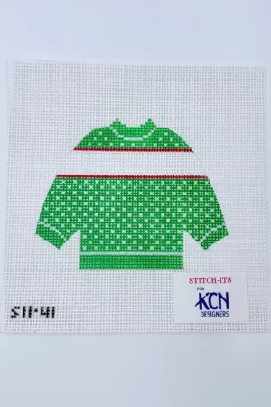 Exclusive Green Pullover with Personalization
