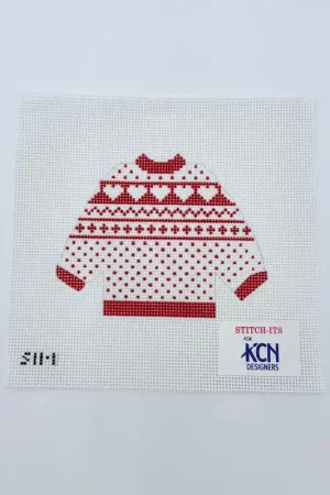 Red Hearts Pullover New Arrival