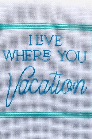 Free Delivery I Live Where You Vacation Canvas