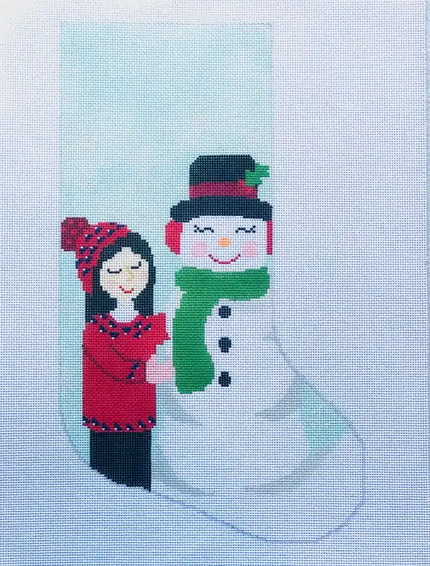 No Minimum Order Friend of Frosty Stocking Canvas