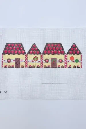 Strawberries and Truffles Gingerbread House Canvas Fan Favorite