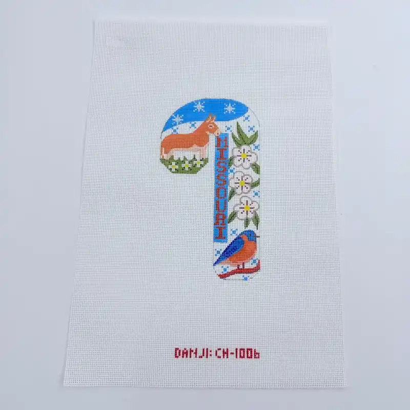 Missouri Travel Candy Cane Canvas Bargain