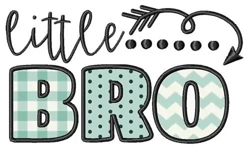 Little Bro Embroidery Design While Supplies Last
