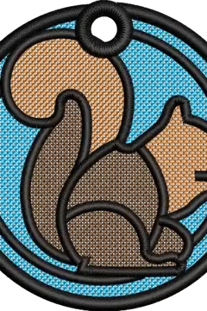 Exclusive FSL Squirrel Embroidery Design