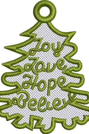 Weekend Sale FSL Joy Tree Embroidery Design