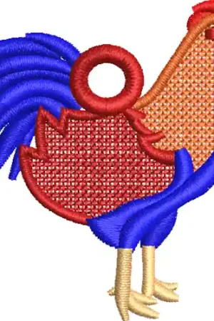 FSL Rooster Embroidery Design Best Price