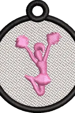 FSL Cheerleader Embroidery Design Bargain