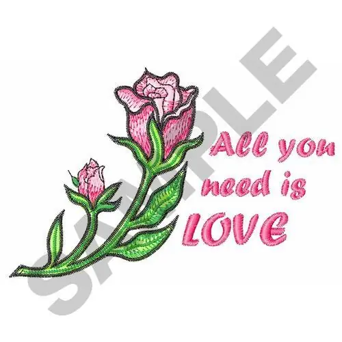 ROSES Embroidery Design Original