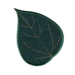 Applique Leaf Embroidery Design Sale