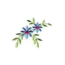 Spray of Daisies Embroidery Design Secure Checkout