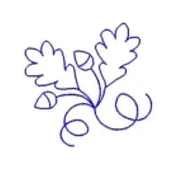 Quilting Acorns Embroidery Design Final Sale