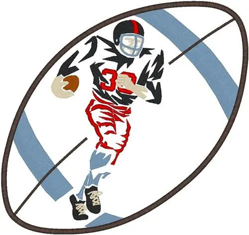 Football Player Embroidery Design Deal