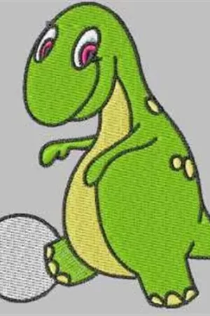 Baby Dinosaur Embroidery Design Money Back Guarantee