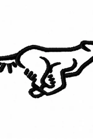 Big Sale Dog Outline Embroidery Design
