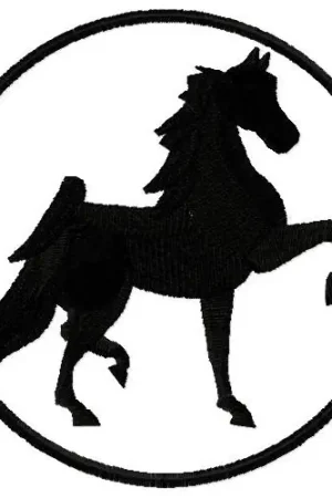 Discount Saddlebred Silhouette Embroidery Design
