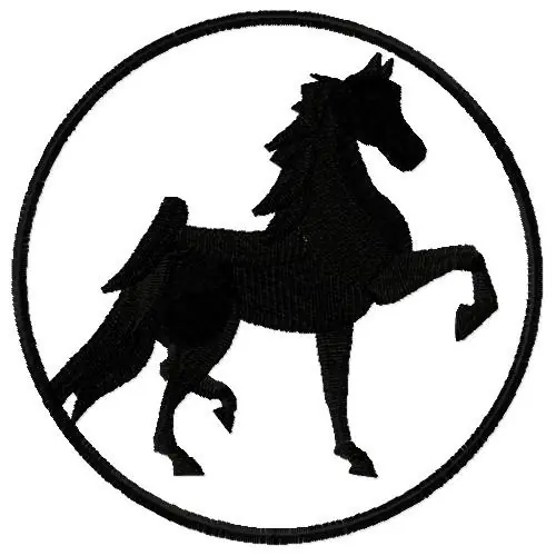 Discount Saddlebred Silhouette Embroidery Design