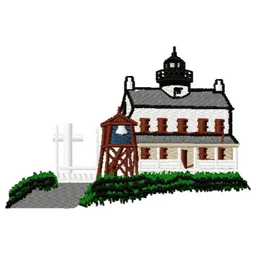 Deal Blackiston Lighthouse Embroidery Design
