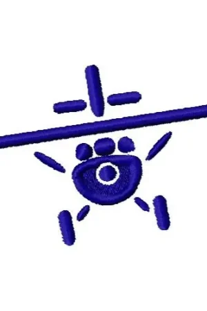 Cheap Biplane Embroidery Design