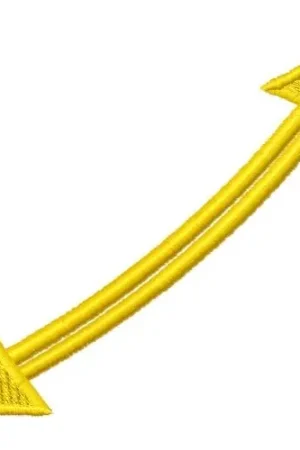 Budget Arrow Embroidery Design