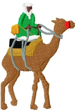 Buy Direct Man On Camel Embroidery Design