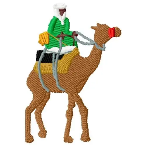 Buy Direct Man On Camel Embroidery Design
