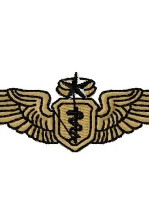 Air Force Senior Flight Surgeon Embroidery Design In Demand