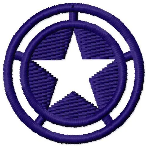 Best Price Star Symbol Embroidery Design