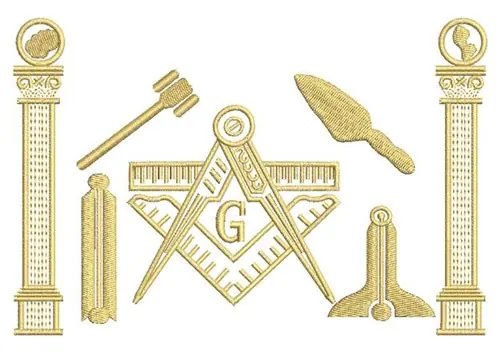 Best Price Mason Symbols Embroidery Design