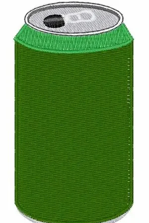 Soda Can Embroidery Design Super Sale