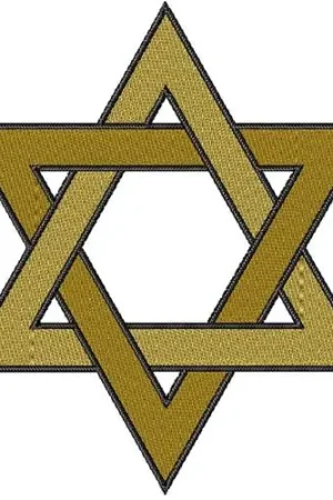 Star of David Embroidery Design Original