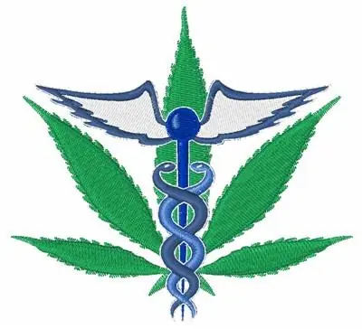 Special Offer Medical Marijuana Embroidery Design
