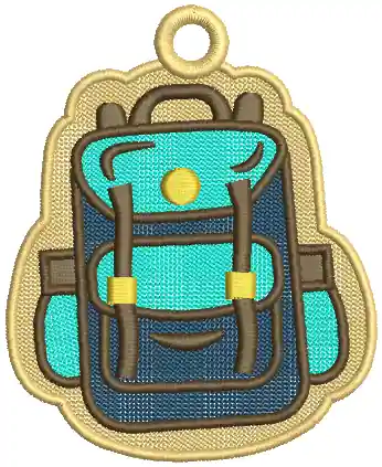 FSL Backpack Embroidery Design Exclusive