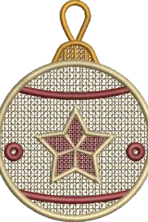 Special Offer FSL Star Ornament Embroidery Design