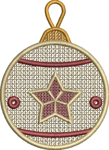 Special Offer FSL Star Ornament Embroidery Design