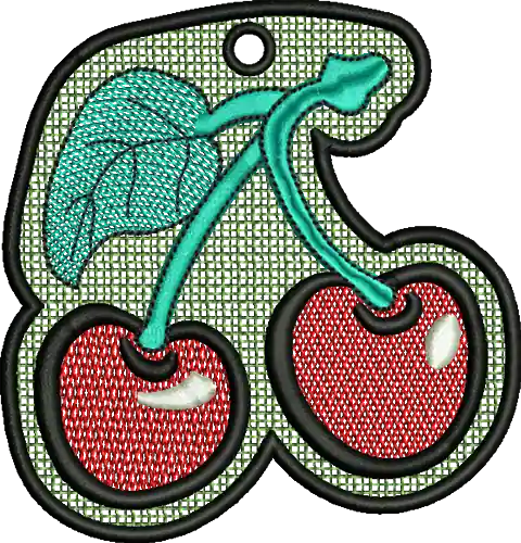 FSL Cherries Embroidery Design Seasonal Sale