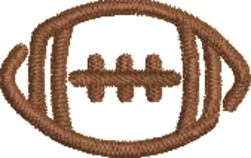 Must Have Small Football Embroidery Design
