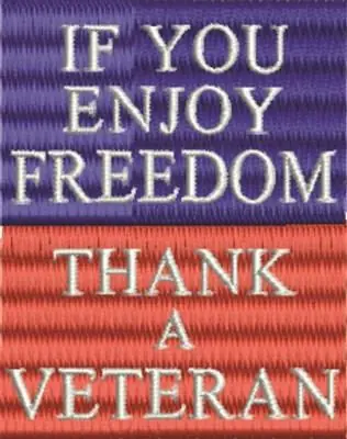 Veterans Day Banner Embroidery Design Latest
