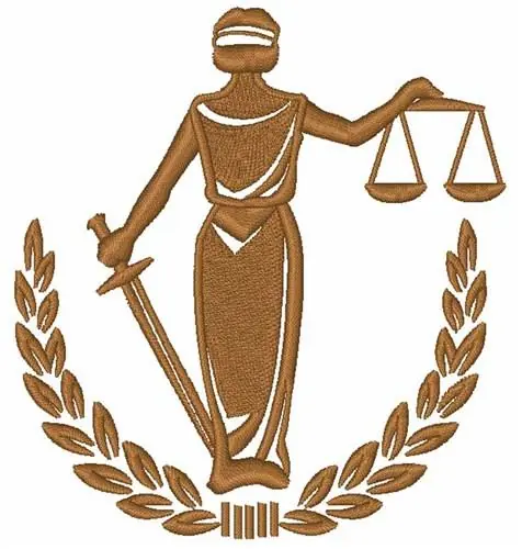 Secure Checkout Justice Embroidery Design