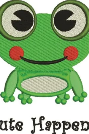Cute Happens Embroidery Design Top Pick