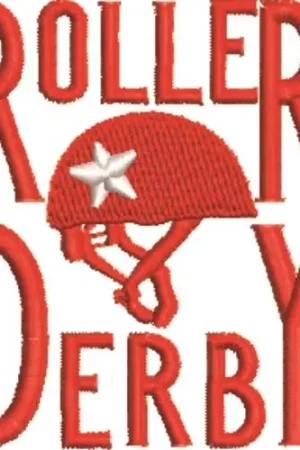 Roller Derby Embroidery Design Luxury