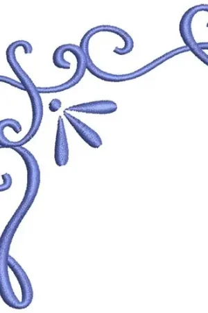 Shop Now Corner Border Embroidery Design