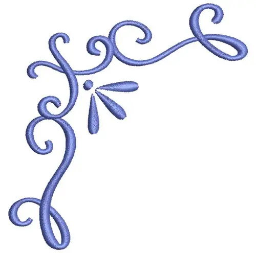 Shop Now Corner Border Embroidery Design