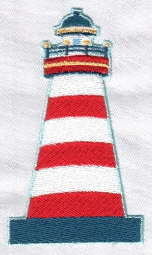 Lighthouse Embroidery Design Fast Shipping