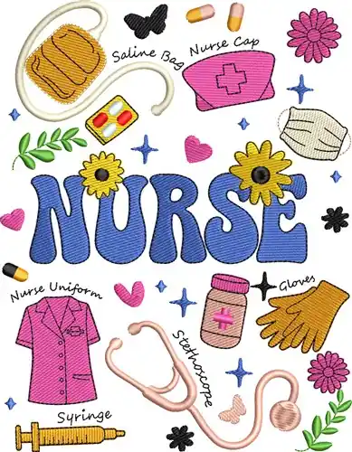 Healthcare Heroes Delight Embroidery Design Discount